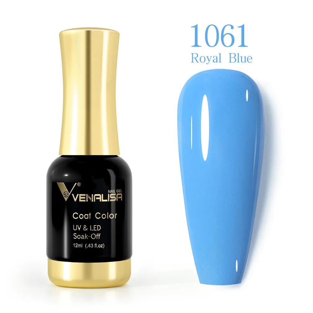 Venalisa 12ml Platinum Gel Nail Polish Super Shiny Effect Nail Gel Perfect Soak off UV&LED Nail Color Foil Chrome Gel Polish