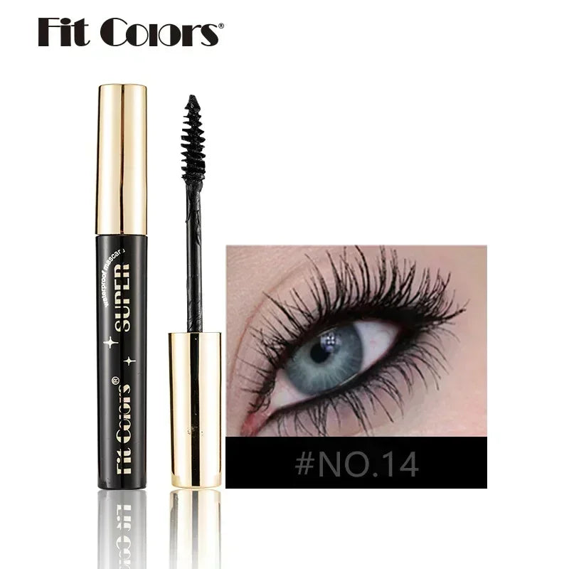 5D Silk Fiber Waterproof Mascara - 14 Colors Thick Lengthening