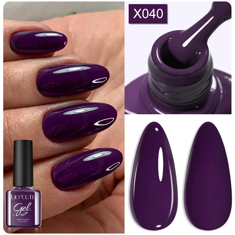 LILYCUTE 5ml Super Bright Metallic Painting Liner Gel Nail Polish UV LED Painting Gel Nail Art Drawing Stripe Pull Line UV Gel