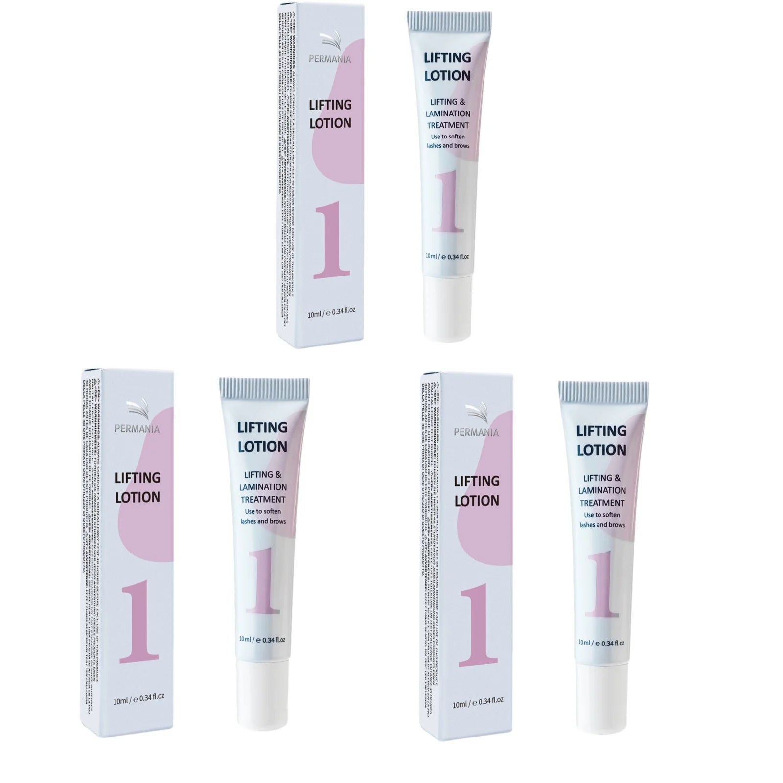 PERMANIA Eyebrows Lift Lotion Single Bottle Brow Lamination Perm Cream 1#2#3 Lotion Emulsion Eyelash Lifting Makeup Tool