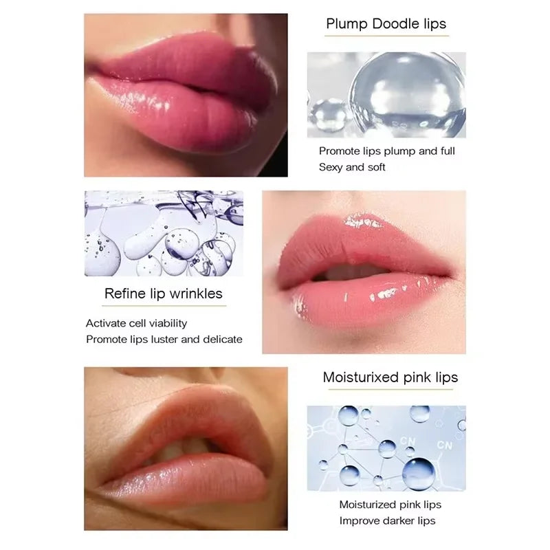 Instant Volumising Lip Plumper Oil Lip Enhancer Lip Gloss Plumping Serum Moisturizing Anti-Wrinkle Lipstick Sexy Care Makeup