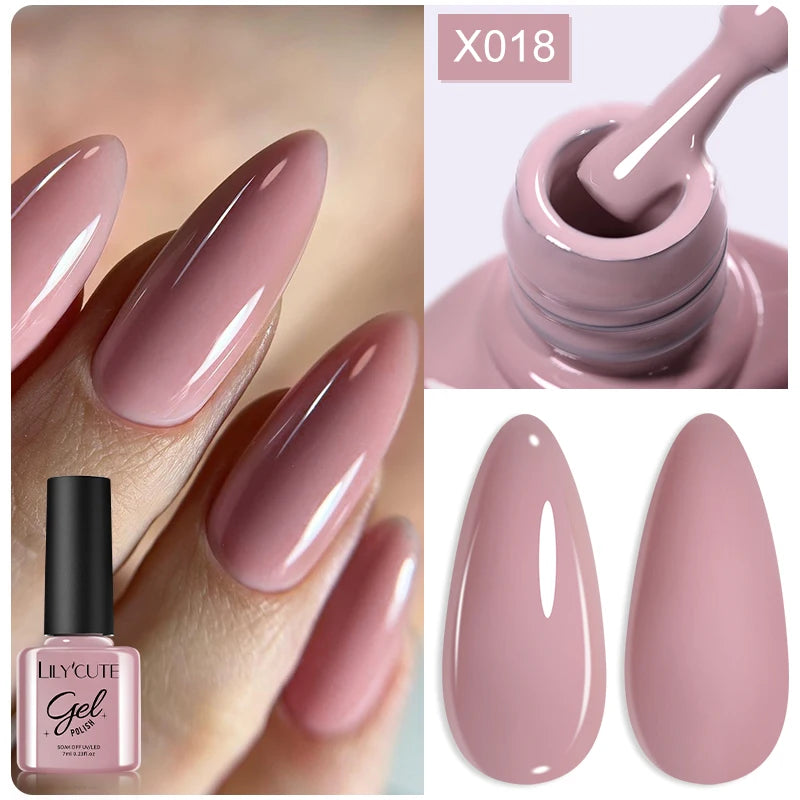 LILYCUTE 7ml Fruit Grape Purple Cat Magnetic Gel Nail Polish Vernis Semi Permanent Soak Off Colorful Gel Polish Nails Supplies