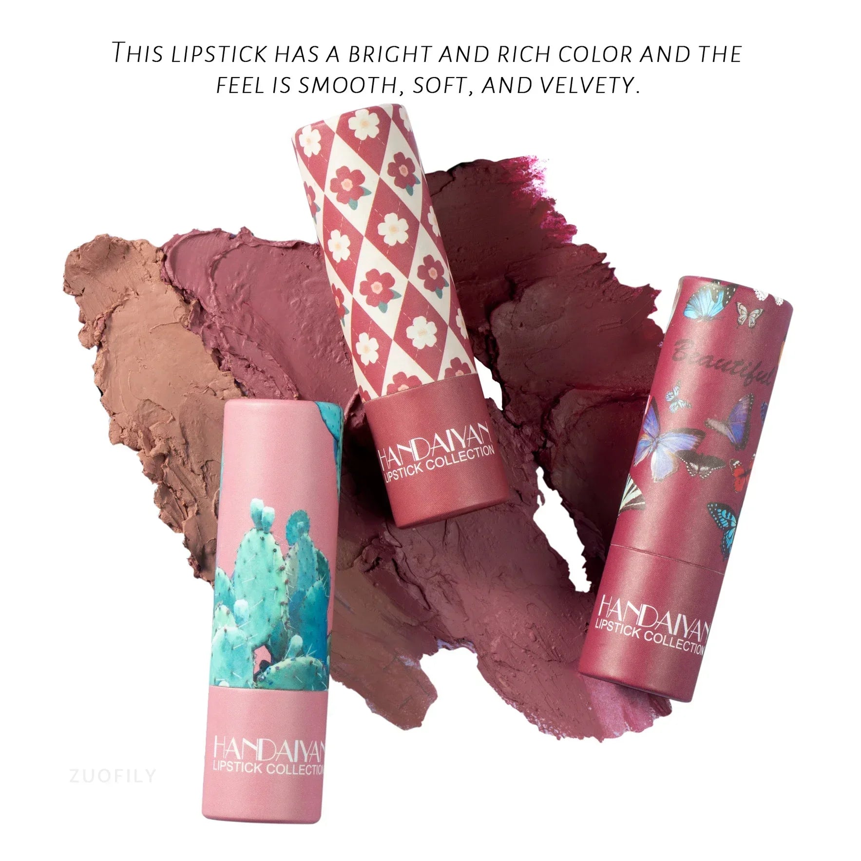 Lipstick Velvet Matte New Nude Moisturizing Tint Lip Balm Cream Pigment 8-color Luxury Lip Makeup Waterproof Cosmetic