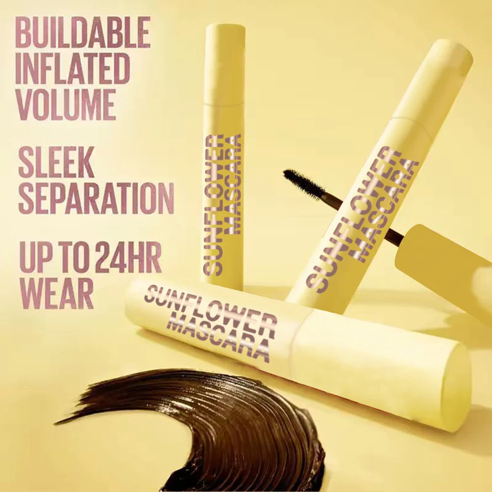 Christmas & Halloween 4D Curling Bubble Volume Mascara – Waterproof, Long-Lasting, Smudge-Proof, Easy to Apply,Unisex Eye Makeup