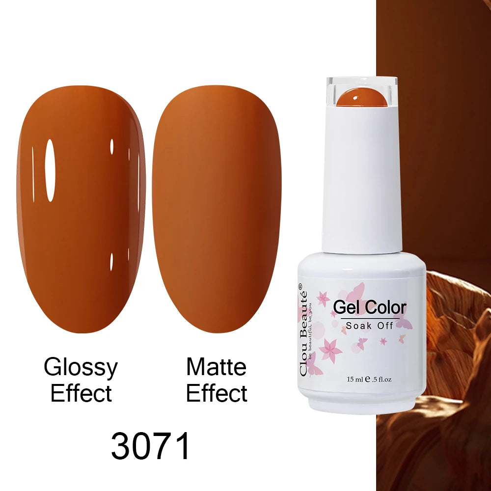 Clou Beaute Royal Blue Color Winter Trendy Semi Permanent Nail Art Manicure Varnishes Gel Nail Polish Hybrid Base Gel Top Coat