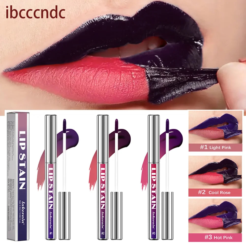 Korean Peel-Off Matte Lip Stain - Long Lasting Waterproof Tint