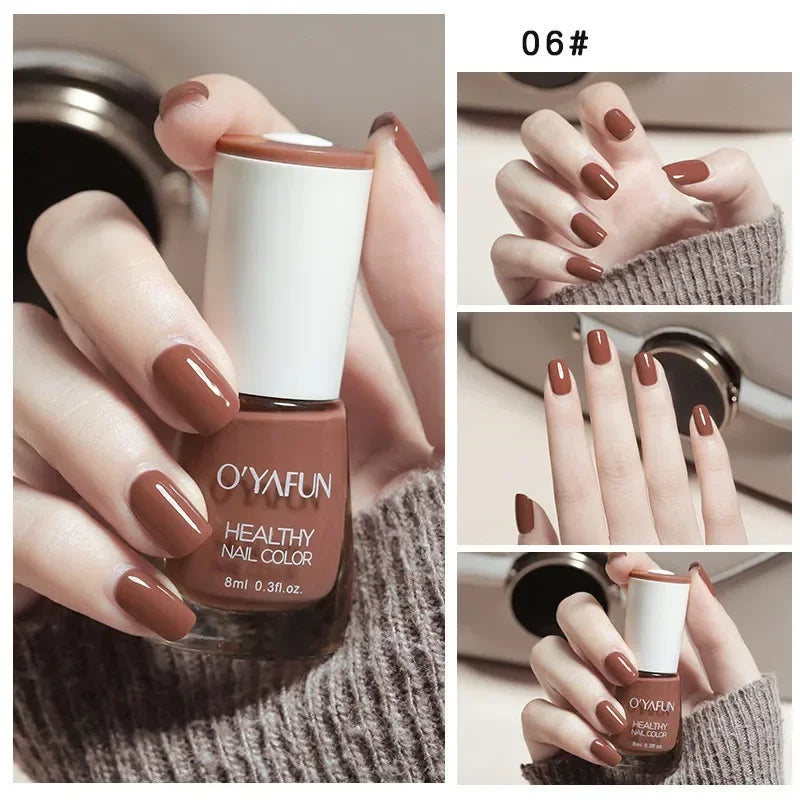 No-bake Nail Polish Nail Art Tearable Quick Dry Normal Without Lamp Nail Polish Glitter Sequins UV Varnish Nails Tools