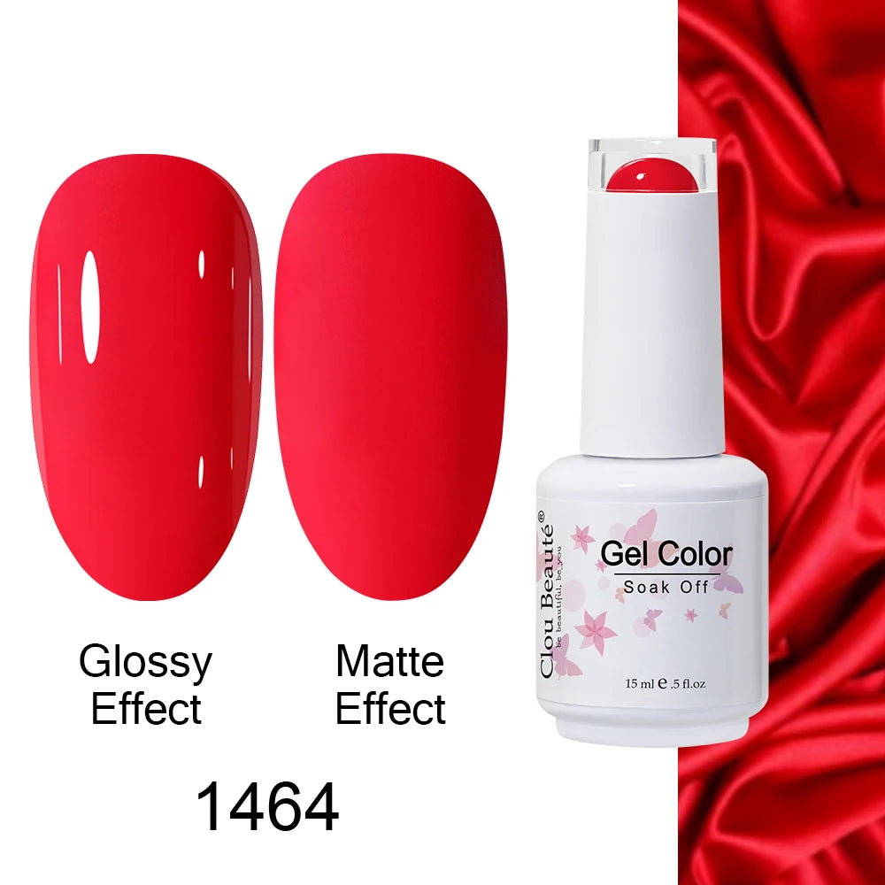 Clou Beaute Royal Blue Color Winter Trendy Semi Permanent Nail Art Manicure Varnishes Gel Nail Polish Hybrid Base Gel Top Coat