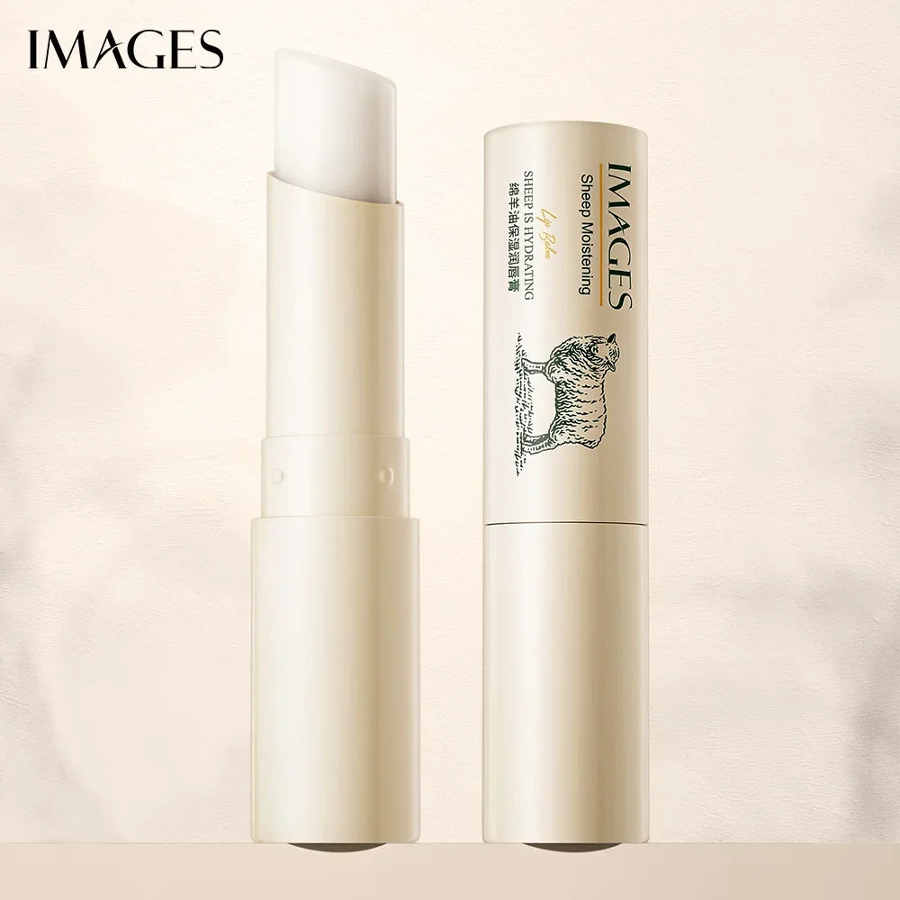 Lanolin Oil Lip Balm Hydration Moisturizing Brightening Lip Color Lip Skin Care Improve Dryness Anti-Cracking Lip Balm