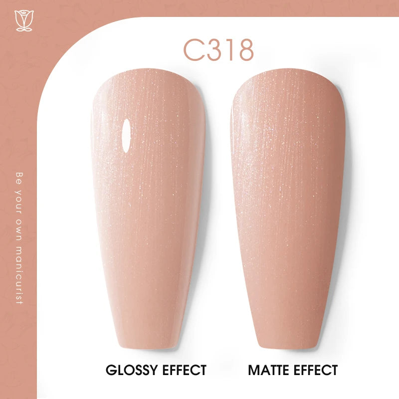 ROSALIND 7ml/15ml Summer Green Gel Nail Polish Semi Permanent Nail Art Manicure Soak Off Top Base Matt Hybrid Varnishes UV Gel