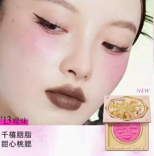 Girlcult Emotional Blush Highlighter Matte Fine Shimmer Blusher Face Cute Makeup Korean Cheek Pressed Powder