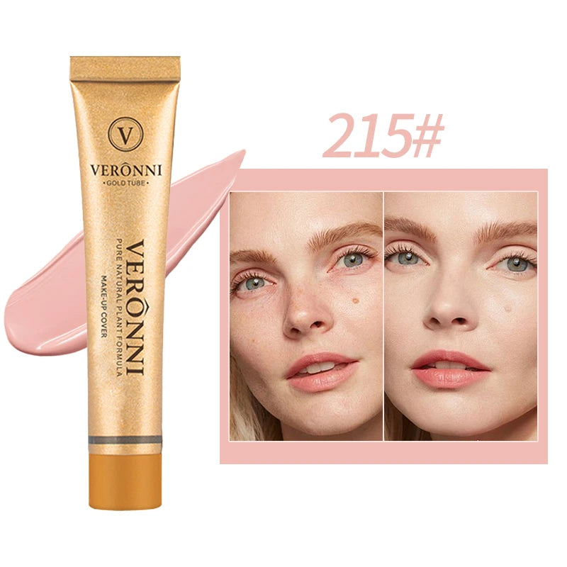 Long-lasting waterproof and sweatproof concealer with natural nude Maquiagem Liquid Concealer Beauty Face  Cosmetics Makeup Base