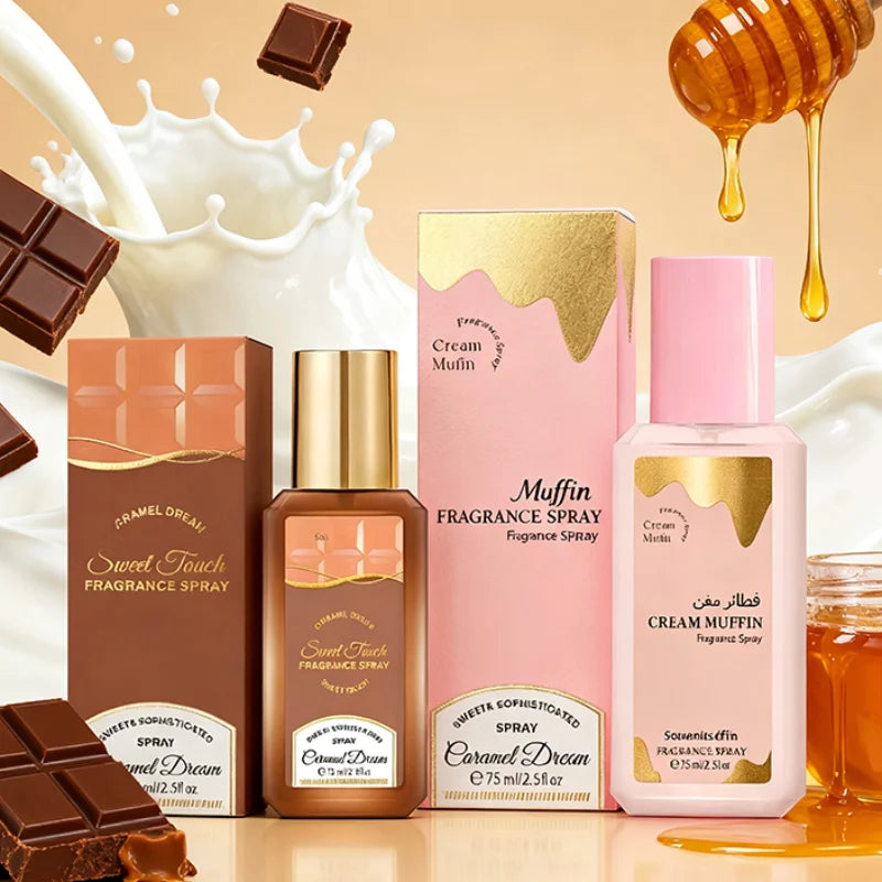 Arabian Pheromone Cream Muffin Perfume Brand Women's Sweet Caramel Milk Ambergris Sandalwood Cologne Eau De Toilette Body Spray