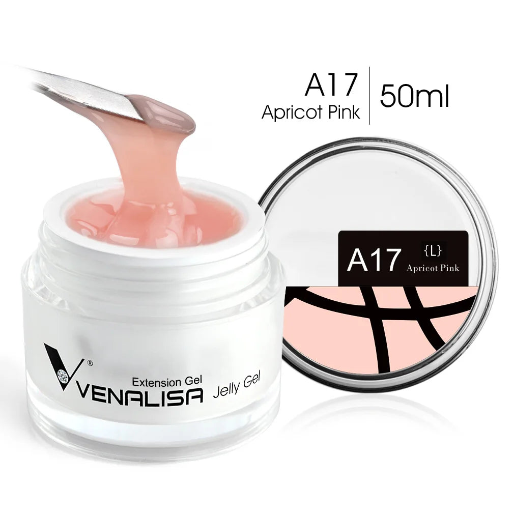 50ml VENALISA Builder UV Contruction Gel Jelly Gel Nude Skin Collection Nail Form Keep Nail C Arc Soak Off UV LED Camouflage Gel