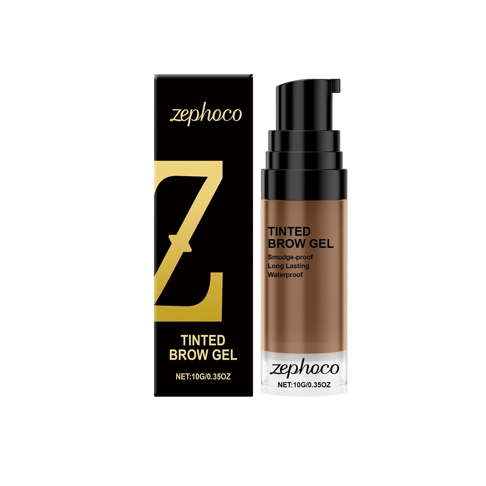 Zephoco Tinted Brow Gel - Waterproof Matte Eyebrow Cream