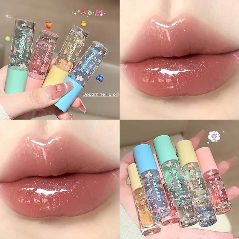 Moisturizing Shimmer Lip Gloss - Hydrating Jelly Mirror Glaze