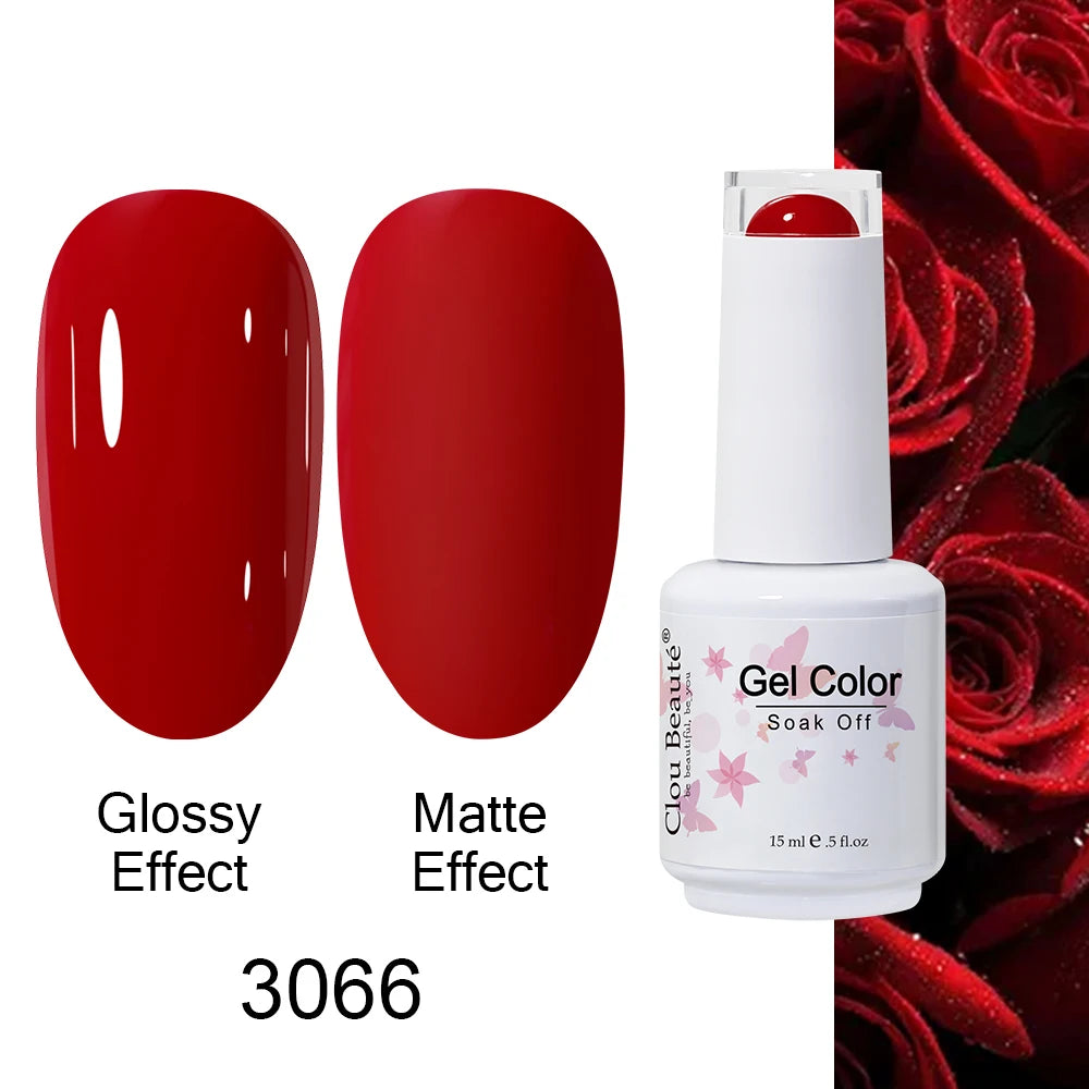 Clou Beaute Royal Blue Color Winter Trendy Semi Permanent Nail Art Manicure Varnishes Gel Nail Polish Hybrid Base Gel Top Coat