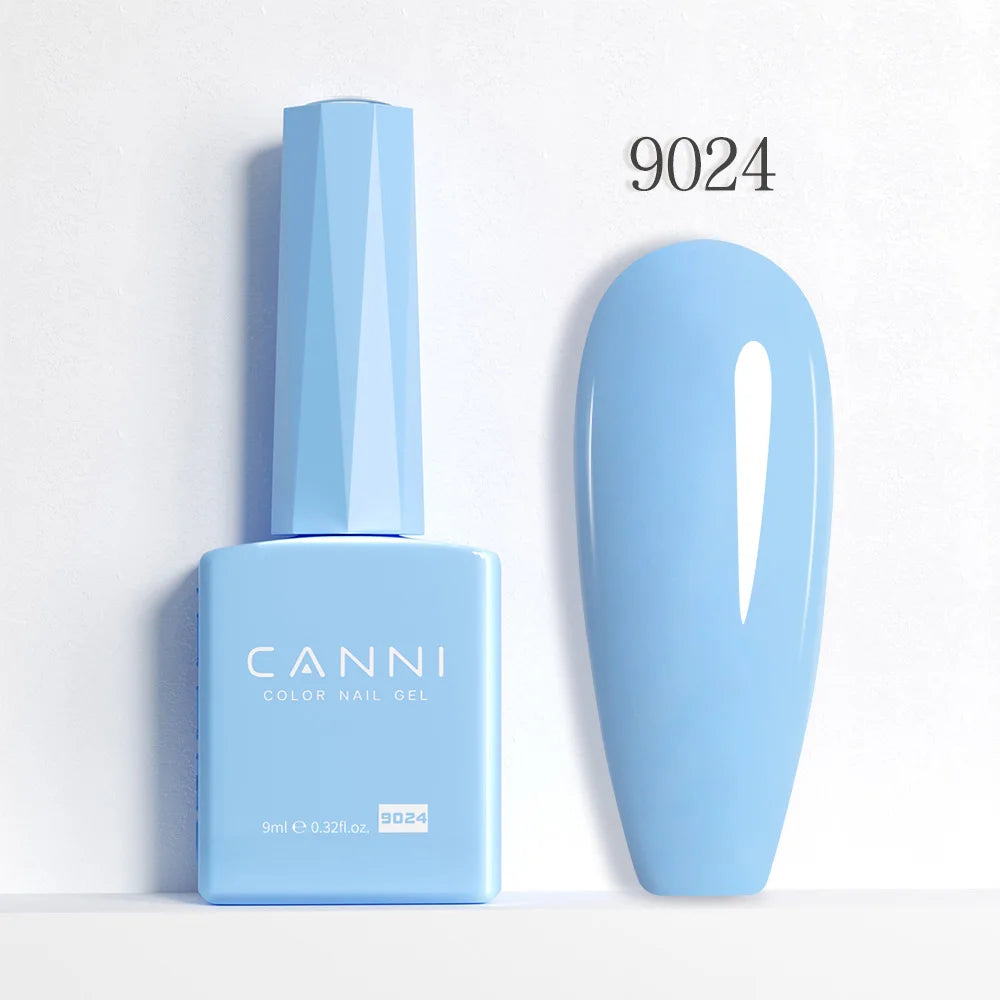 CANNI Hema Free Nail Gel Polish Fall Color Collection Semi Permanent Diamong Long Wear Top Coat Red Gorgeous JellyNude Color 9ml