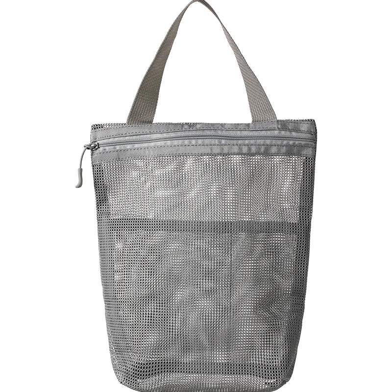 23x26cm Portable Toiletry Bag with Handy Handle Large Capacity Mesh Toiletry  Storage Bag Makeup Bag for Business Trips Travel