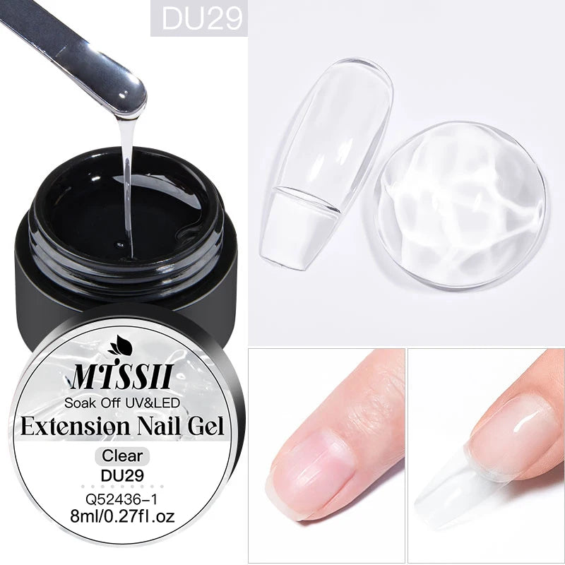Mtssii 8ml Metallic Painting Nail Gel Polish Gold Silver Creative Elastic Nail Gel for PaintingDrawing Magic Mirror Gel Varnish