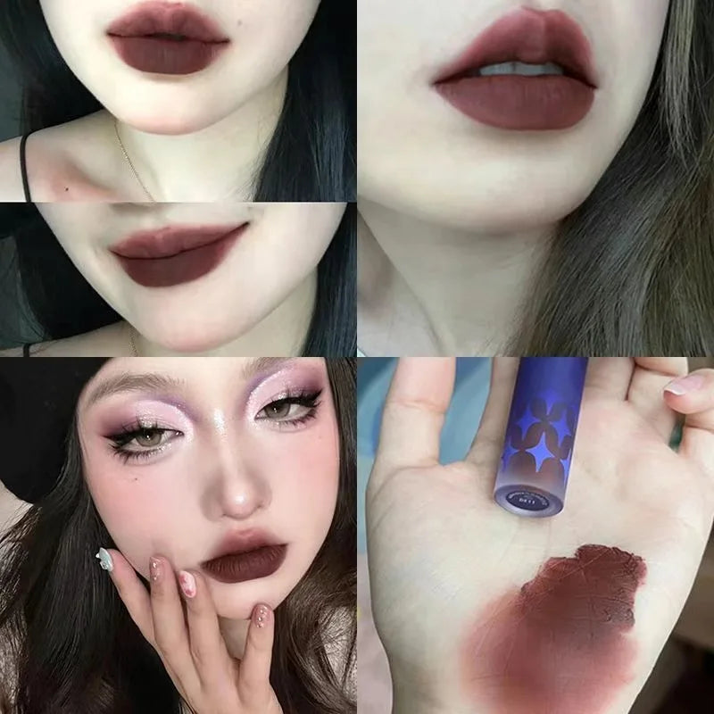 Kaleidos Velvet Matte Lip Stick Lip Cream Matte Finish Nude Colours Lip Tint Waterproof Lipgloss Long Lasting Vegan Makeup