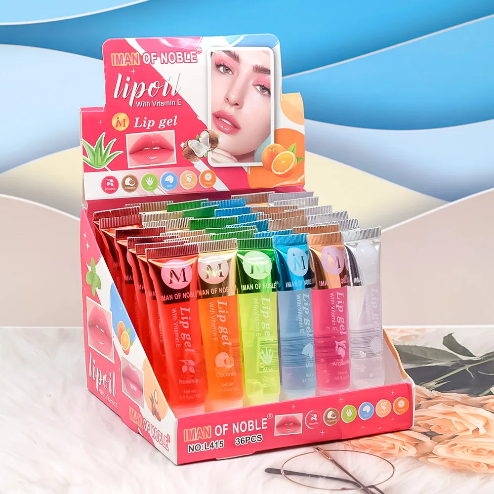 Iman of Noble 6-Piece Fruity Hydrating Lip Gloss Set - 18ml