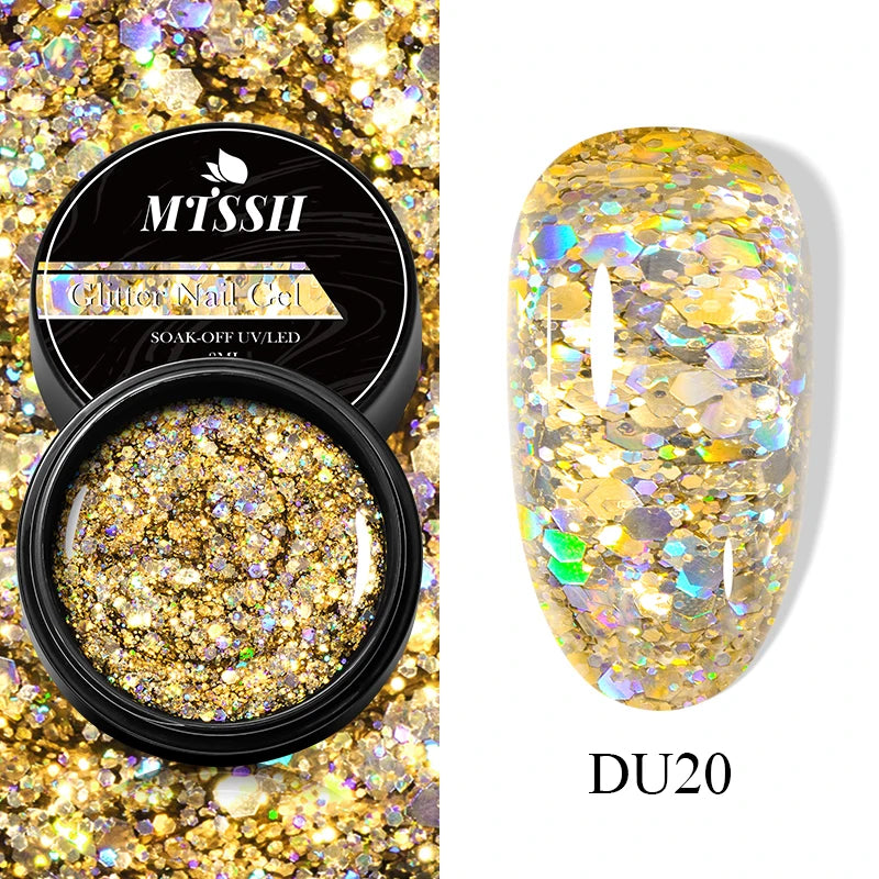 Mtssii 8ml Metallic Painting Nail Gel Polish Gold Silver Creative Elastic Nail Gel for PaintingDrawing Magic Mirror Gel Varnish