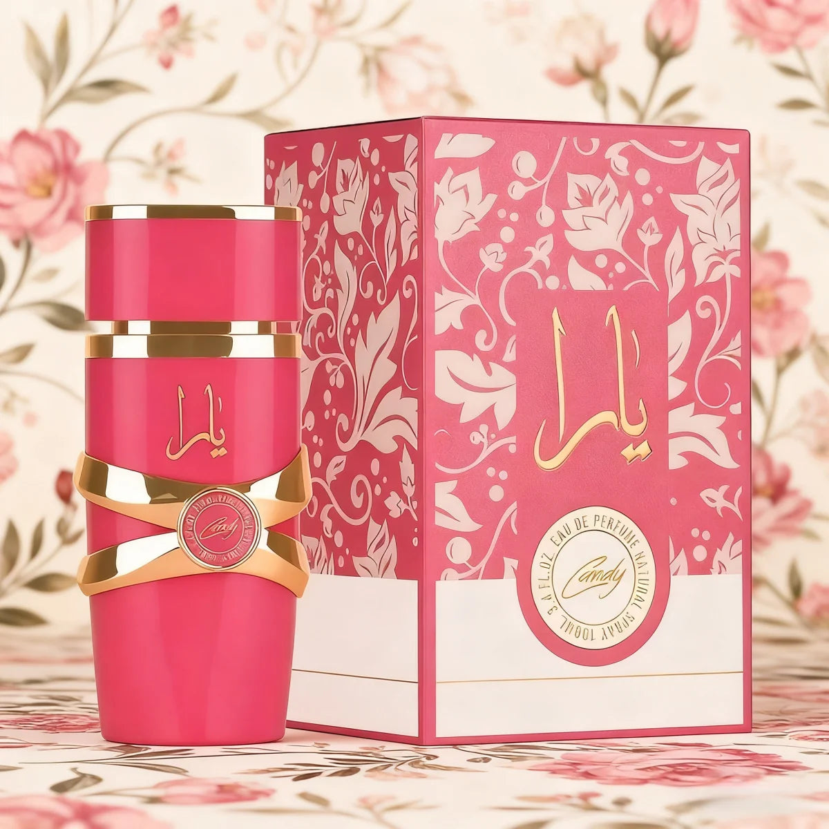 Lattafa Yara - Vanilla, Gourmand, Fruity, Floral - Eau de Parfum Long-Lasting Fragrance for Women, 3.40 Ounce / 100 ml