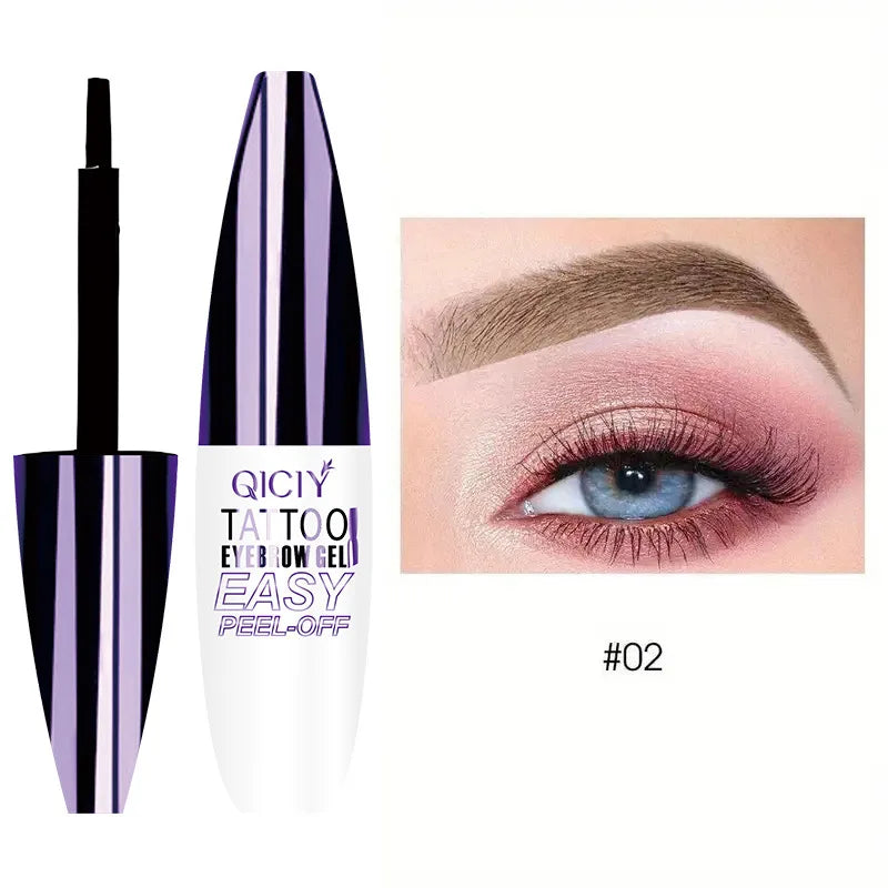 Peel Off Eyebrow Tattoo Tint - Waterproof Dye Cream Gel