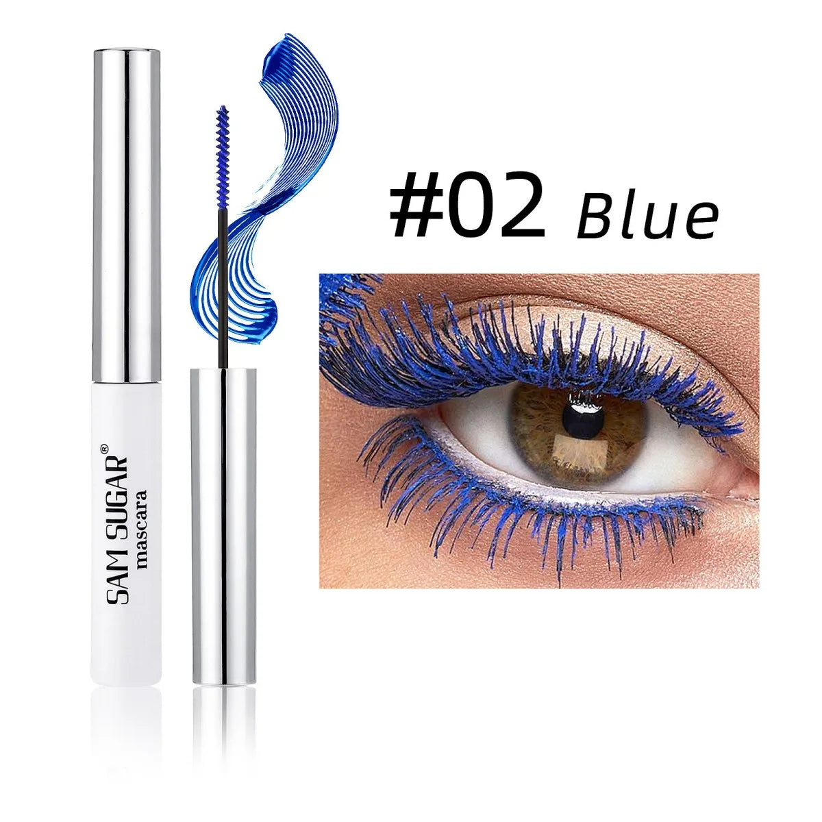 Waterproof Voluminous Colored Mascara - Curling & Lengthening
