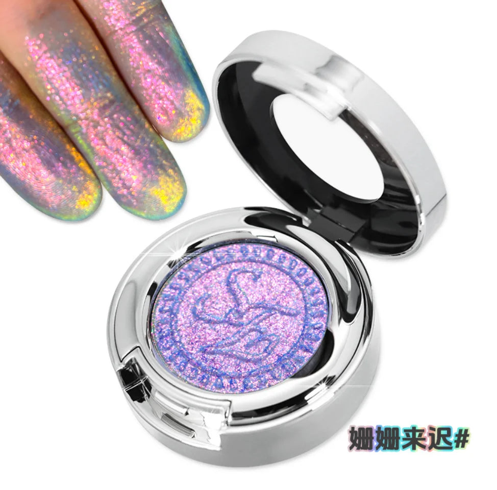SheenEffect chameleon pigment Eyeshadow Single eye shadow Long-lasting Highlighter Easy to blend portable Makeup Cosmetics