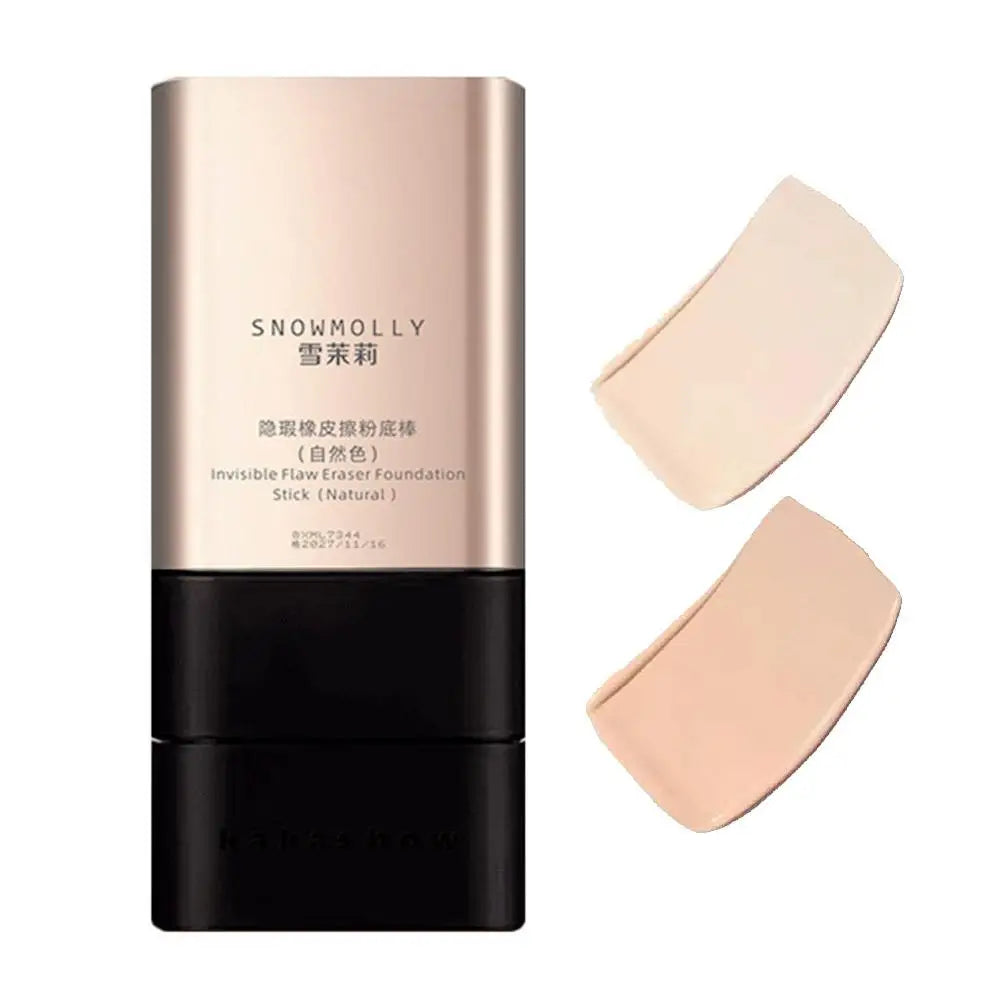 1/2PCS 2 in 1 Lightweight Foundation Stick Radiant Long-Lasting Full Coverage Hydrating Natural Finish Foundation Stick Makeup