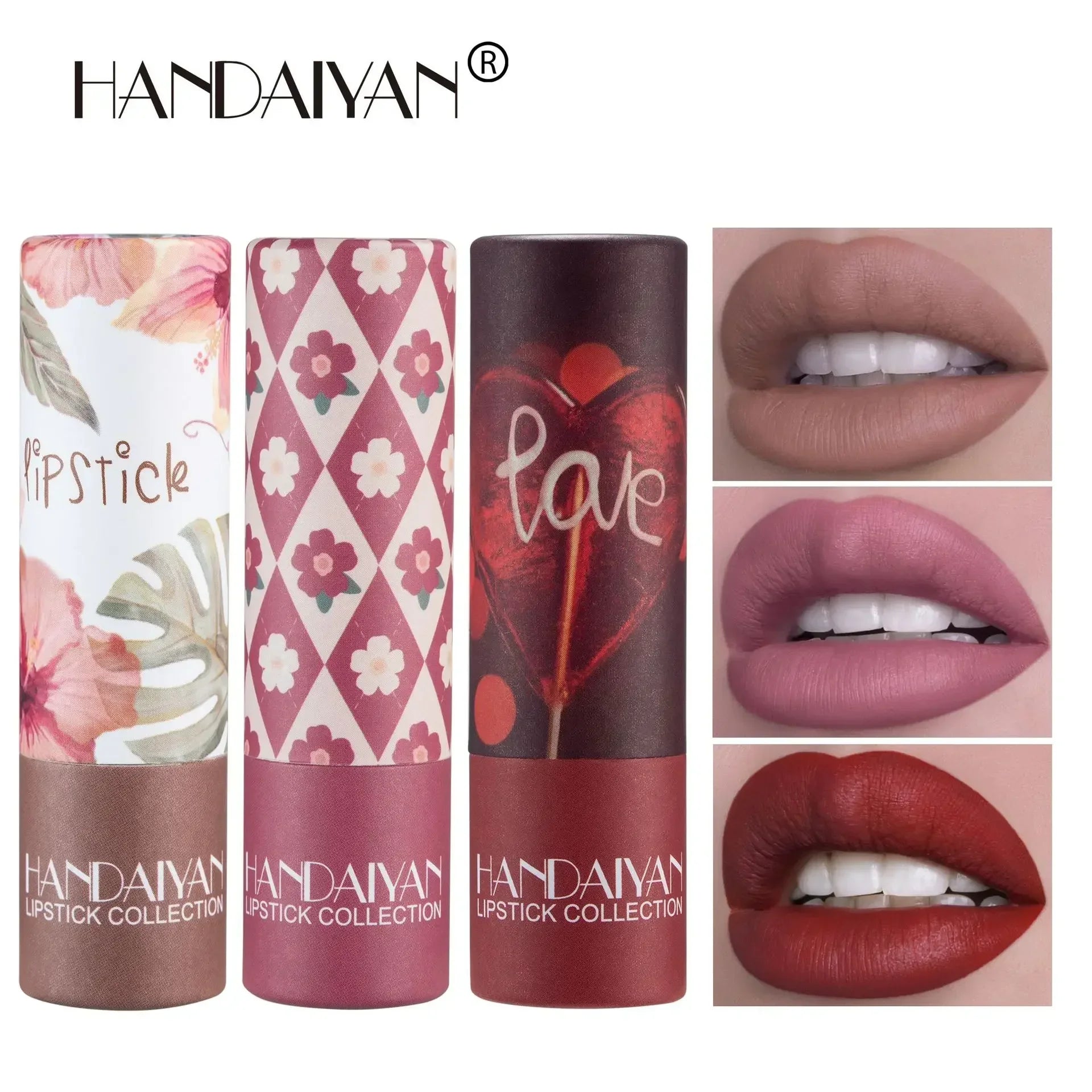 Lipstick Velvet Matte New Nude Moisturizing Tint Lip Balm Cream Pigment 8-color Luxury Lip Makeup Waterproof Cosmetic