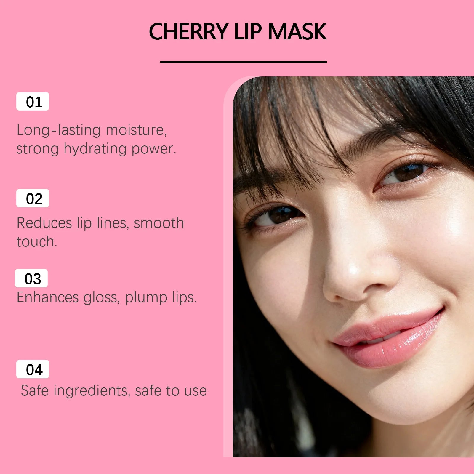 Improved Lip Dullness Lip Mask Moisturizing and Nourishing Caring for Lip Skin Softening Reducing Lip Lines and Plumping Lip