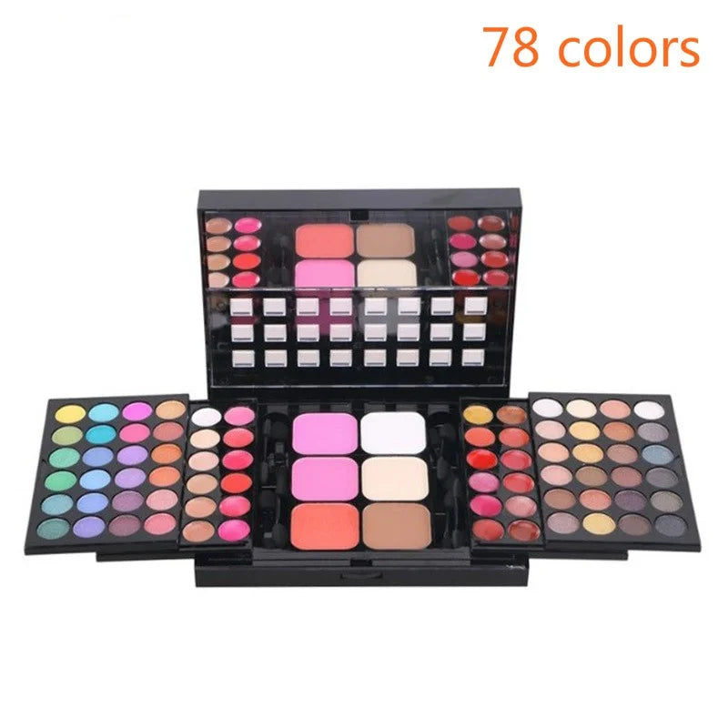 Matte and Shimmer Eyeshadow Palette - Waterproof Makeup Kit