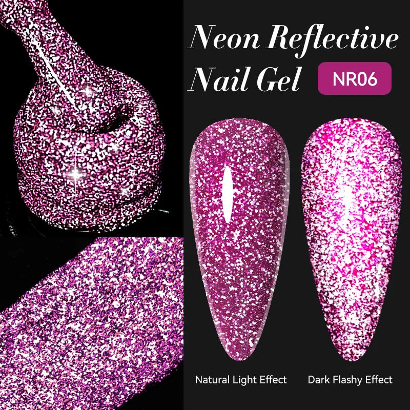 LILYCUTE 5ml Super Bright Metallic Painting Liner Gel Nail Polish UV LED Painting Gel Nail Art Drawing Stripe Pull Line UV Gel