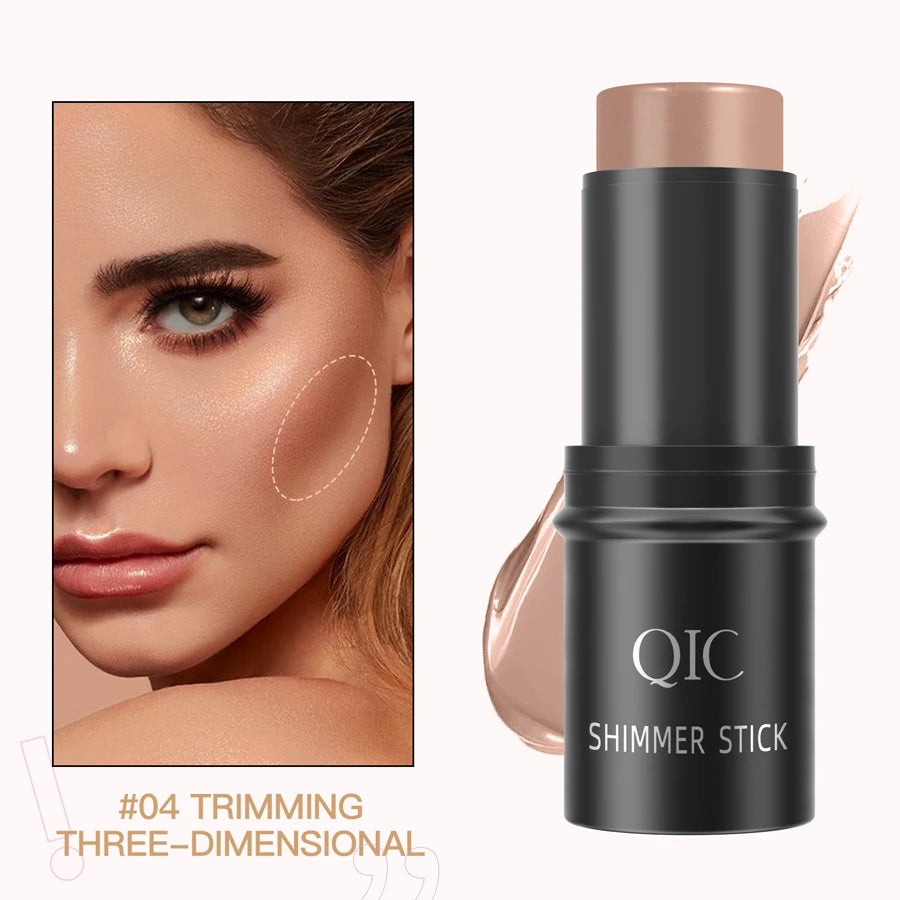 Face Contouring Bronzer Stick Multifunctional Highlighter Brightening Silkworm Blusher Rouge Cream Modify Concealer Pen Makeup