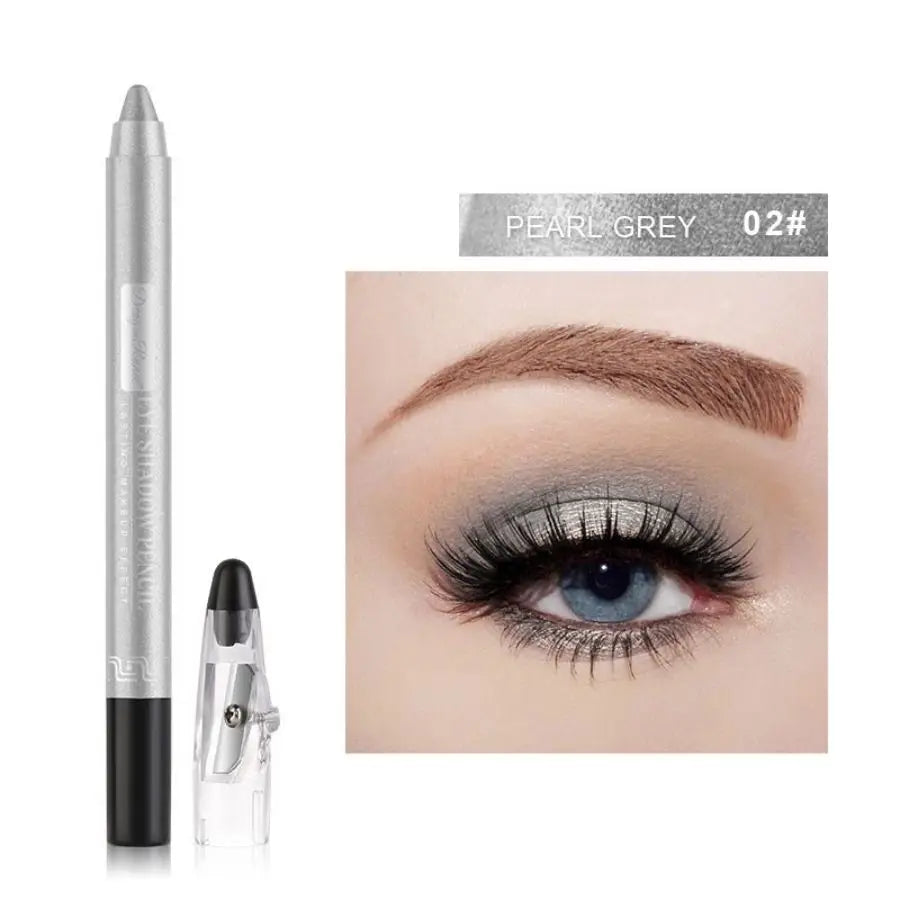 Eyeshadow Pen, Eyeliner Pen, Eyeshadow Stick, Under-Eye Shadow Pen, Pearlescent Eyeshadow Pen with Sharpener, Foam Pen, Single-Color Eyeshadow Pen, Pearlescent Under-Eye Shadow, Highlighter, Smudge-Proof