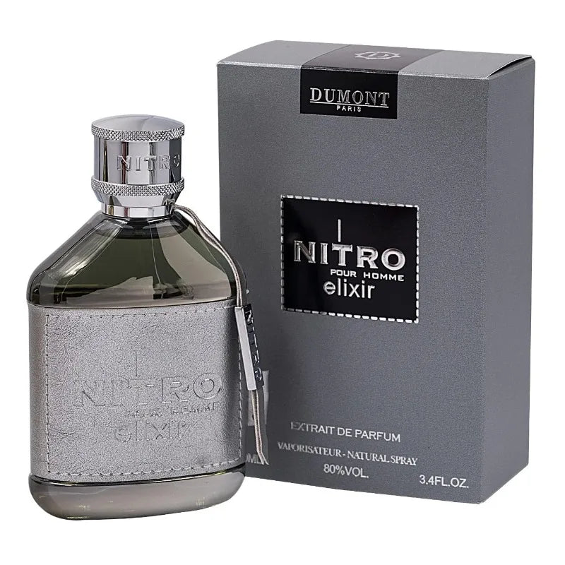 Dumont Nitro Elixir Black White Blue Green Red Long Lasting Fragrance Natural Perfume Arabic Cologne Persistence Pheromone 100ML