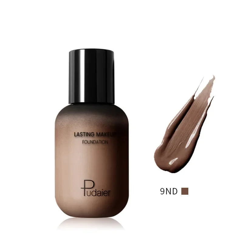 Face Foundation Makeup Base Cream Mineral Full Coverage Concealer No Cracking No Drying Waterproof Face Corrector