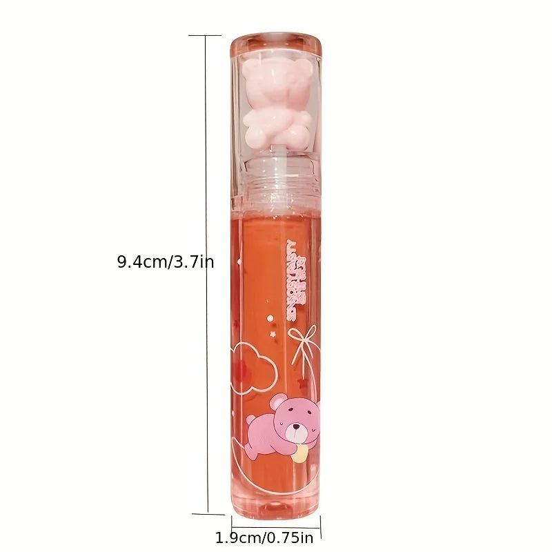 Lip Glaze, Mirror Gloss, Long-lasting Stain Resistant Transparent Film Forming Lip Gloss, Full Lip Color Valentine's Day Gifts