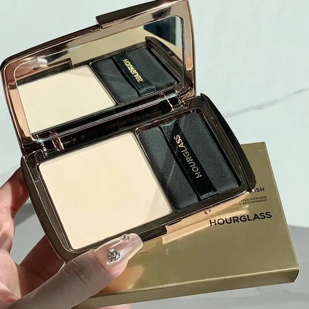 10.5g Hourglass Vanish Airbrush Press Powder Light Mist Powder Cake Oil Control Lasting Translucent Light Makeup Setting Powder