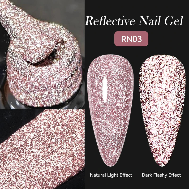 LILYCUTE 5ml Super Bright Metallic Painting Liner Gel Nail Polish UV LED Painting Gel Nail Art Drawing Stripe Pull Line UV Gel