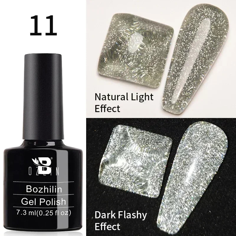 AWStorG 7.5ml Crimson Velvet Cat Eye Magnetic Gel Nail Polish Shiny Ruby Red Cat Eye Gel Soak Off UV Semi-Permanent Nail Art