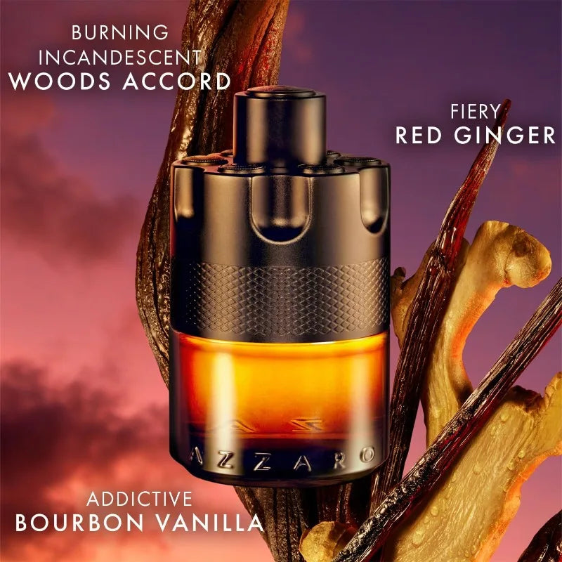 Azzaro The Most Wanted The Most Parfum Intense Spicy Woody Men's Perfume Lasting Luxury Cologne for Men Pheromone 100ML