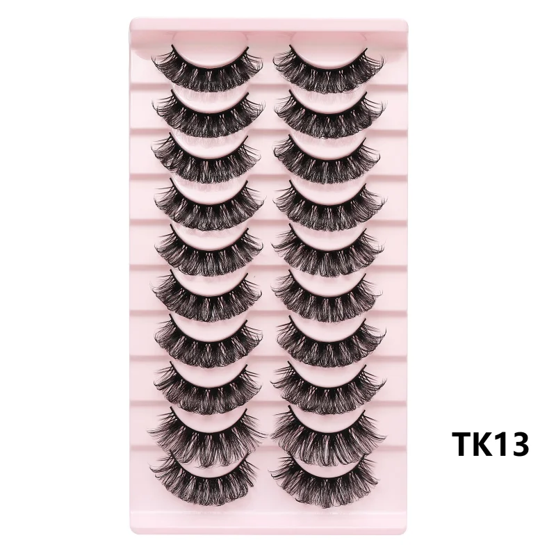 Russian Strip Lashes Makeup Lashes 25mm 3D Mink Volume Fluffy Natural False Eyelashes Thick Dramatic Mink Eyelashes Wholesale