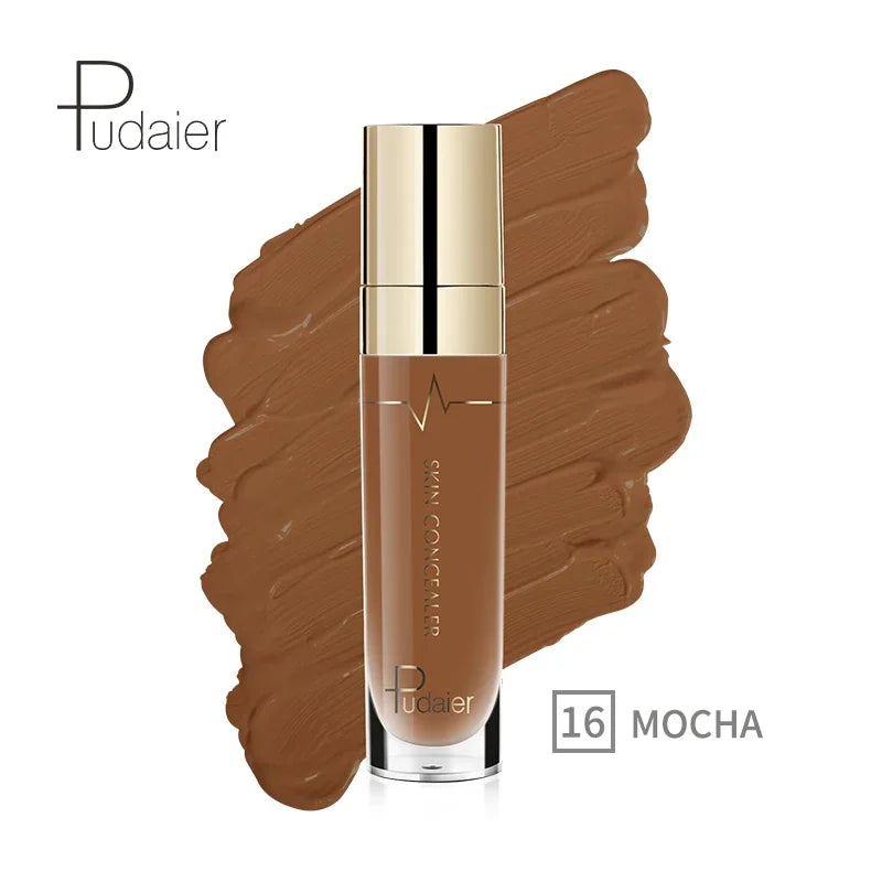 Face Contour Concealer Liquid Waterproof Full Coverage Foundation Corrector Palette Base Professional Makeup For Dark Skin