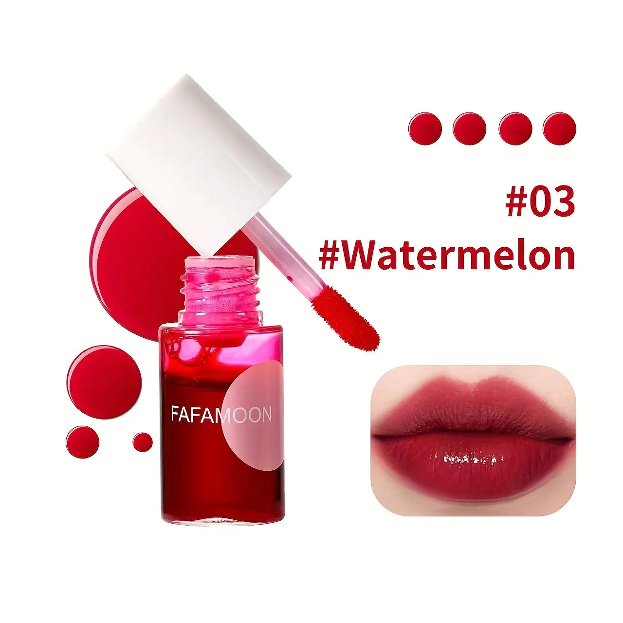Fruity Lip Tint Water Gloss - Moisturizing Waterproof 7.1ml