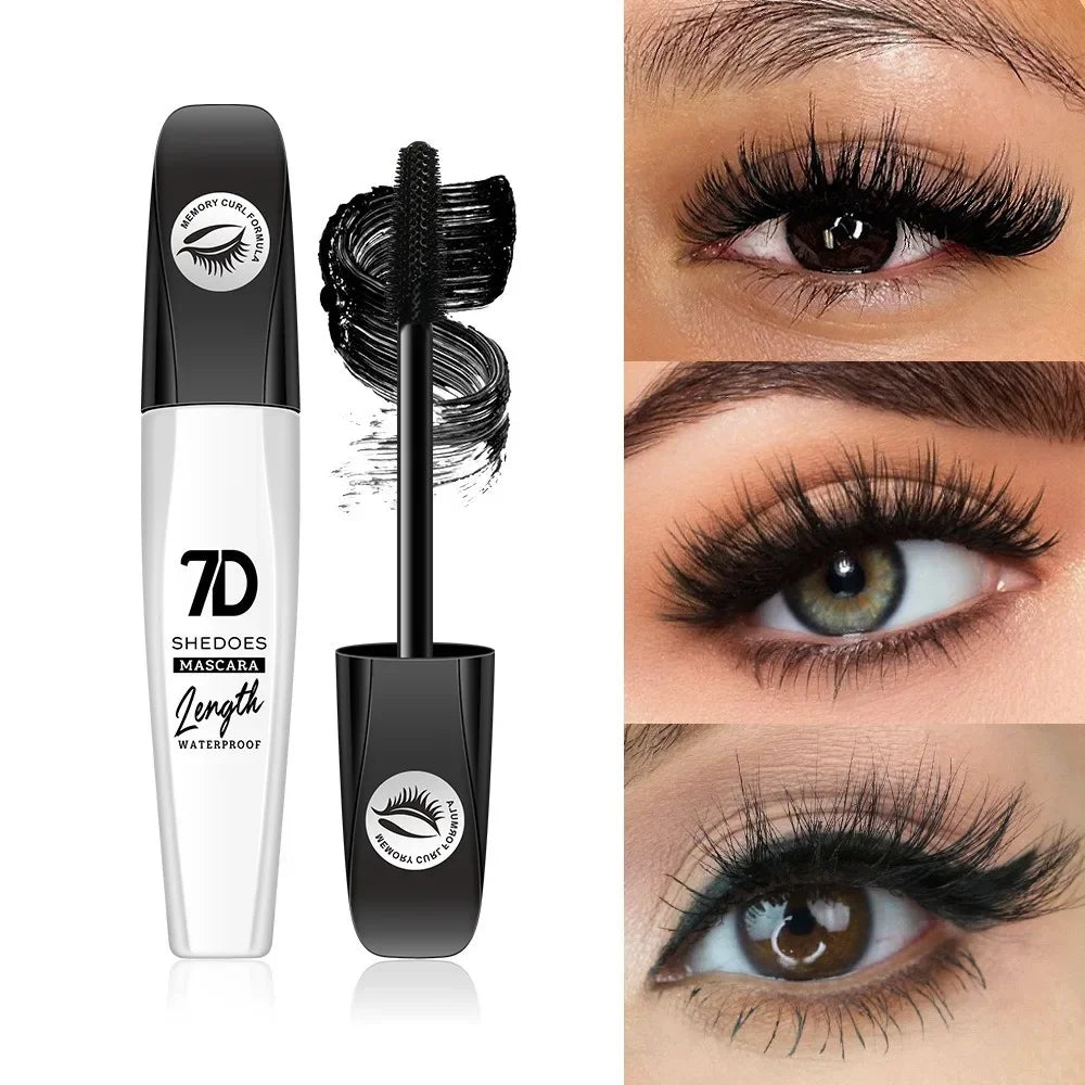 7D Fiber Mascara - Waterproof Lengthening & Thickening Black