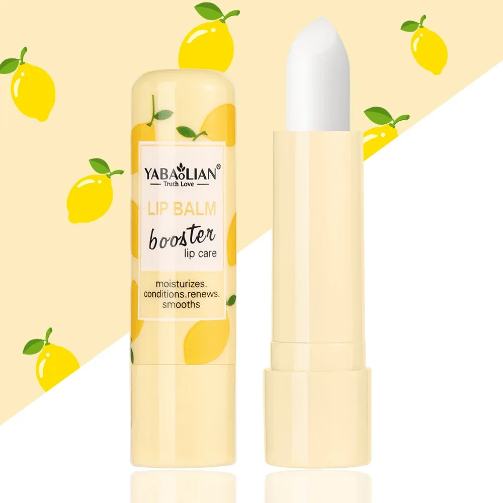 Natural Fruit Lip Balm Long Lasting Moisturizing Nourishes Reduce Lip Line Anti Aging Anti-drying Hydration Lips Care Lipstick